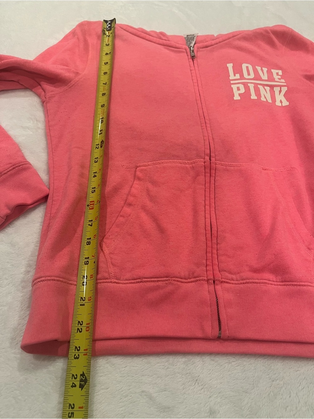 Victoria's Secret PINK Zip Up Hooding Jacket - Size Medium - Picture 3 of 6